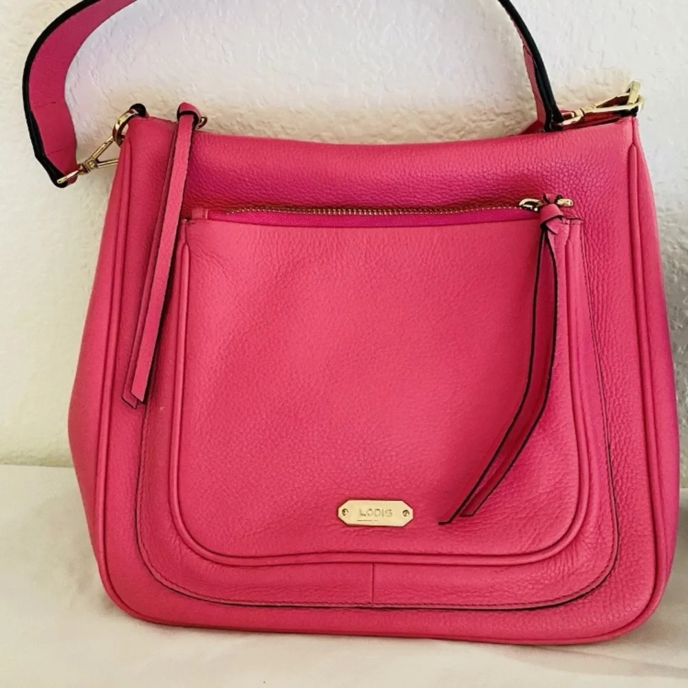 Lodis Vibrant Pink Crossbody Bag - Picture 2 of 8